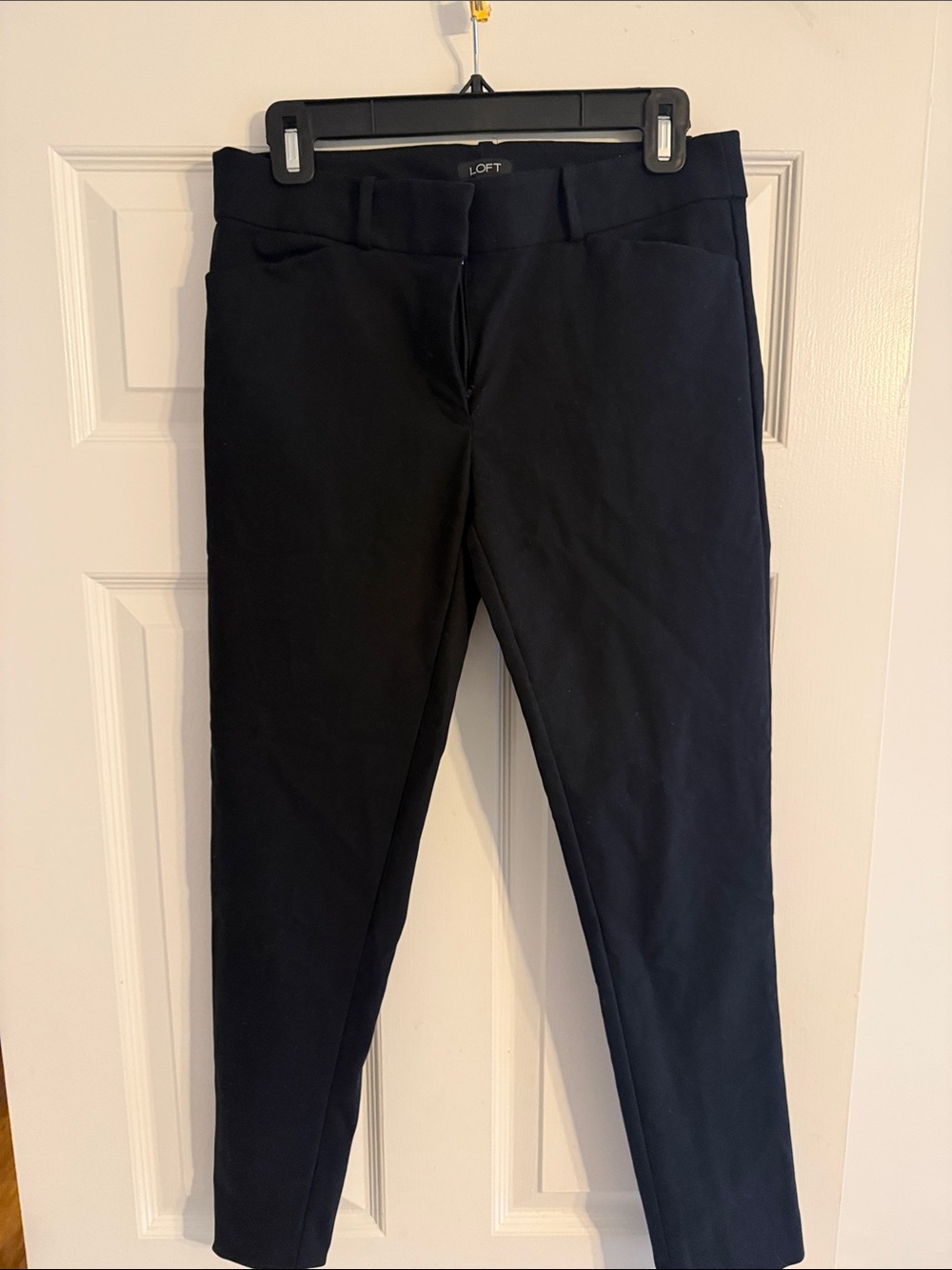 LOFT Black Straight-Leg Women's Pants